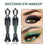 Retro Black Dark Green Kohl Powder Eyeliner