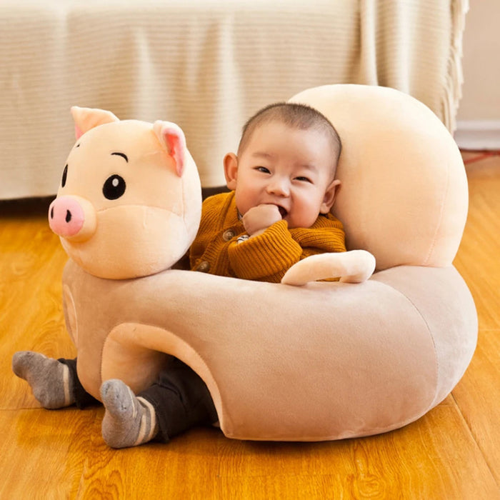 Baby Sofa Support Seat Cover Plush Chair Learning to Sit