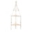 1 Set Wood Wall Shelf Macrame Swing Hanging Floating Display