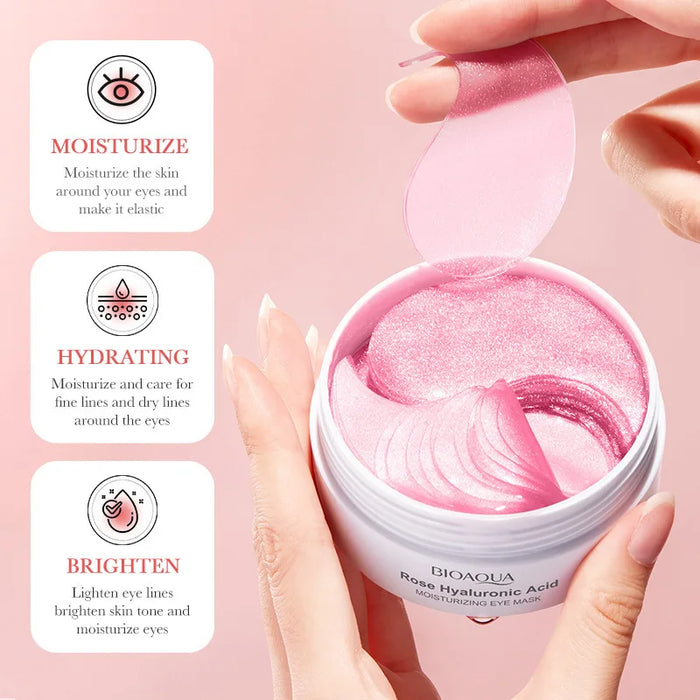 BIOAQUA Rose Hyaluronic Acid Eye Mask Anti Dark Circles