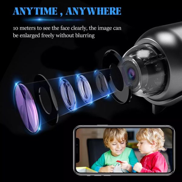 Wireless 1080P HD WiFi Camera with Audio for Home or Office