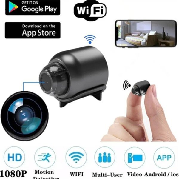 Wireless 1080P HD WiFi Camera with Audio for Home or Office